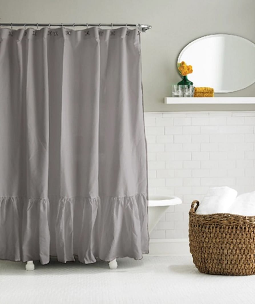 Cortinas de tussor con volados - Imagen 2