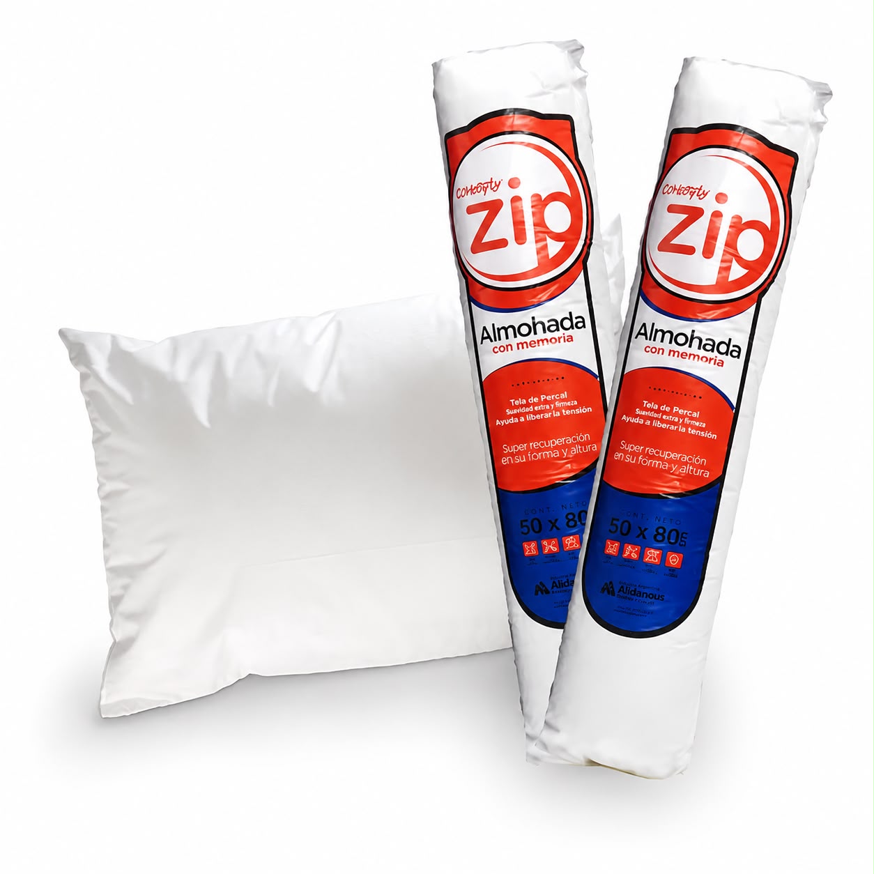 Almohadas zip 50x90cm