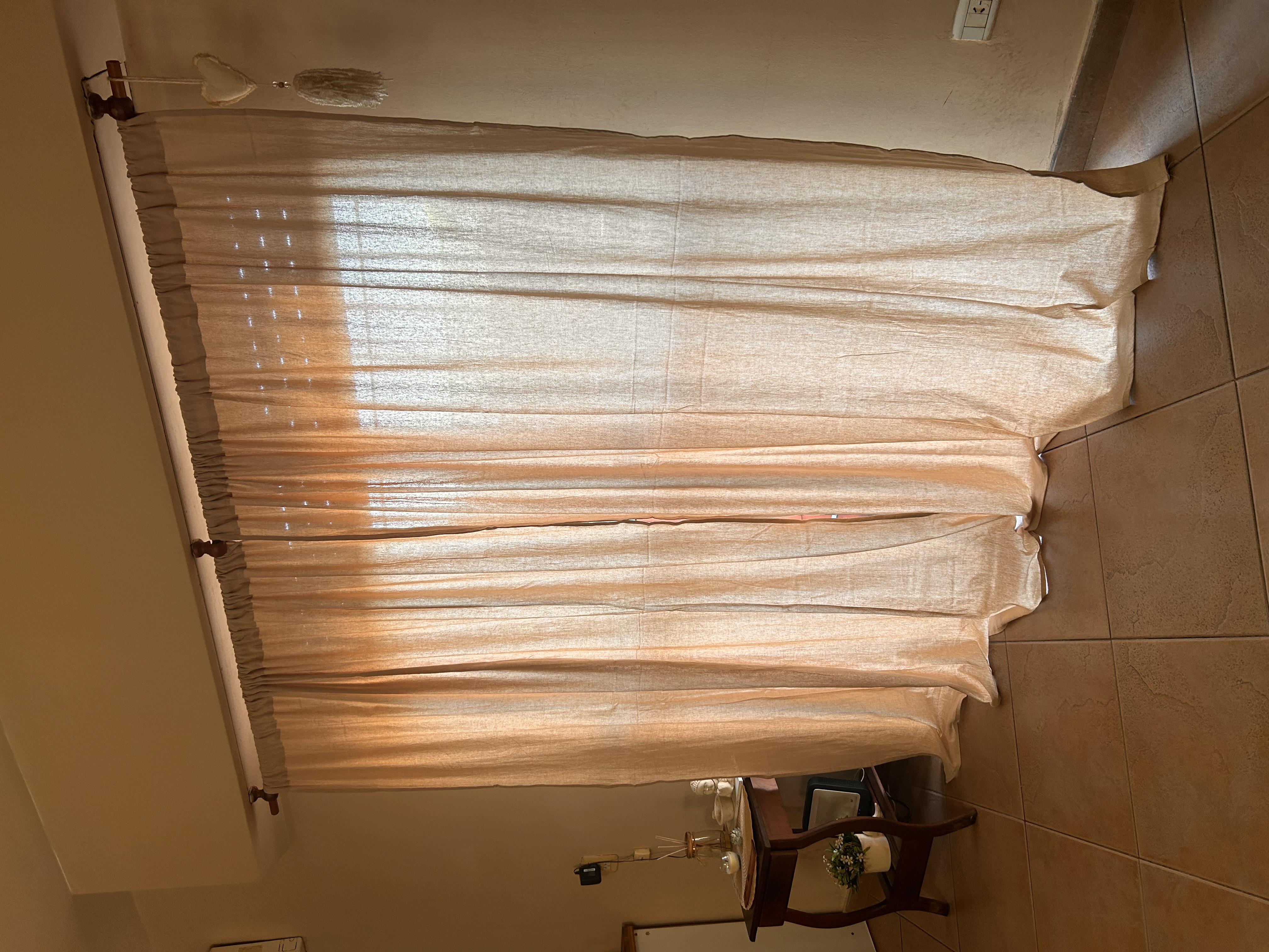 Cortinas de tussor