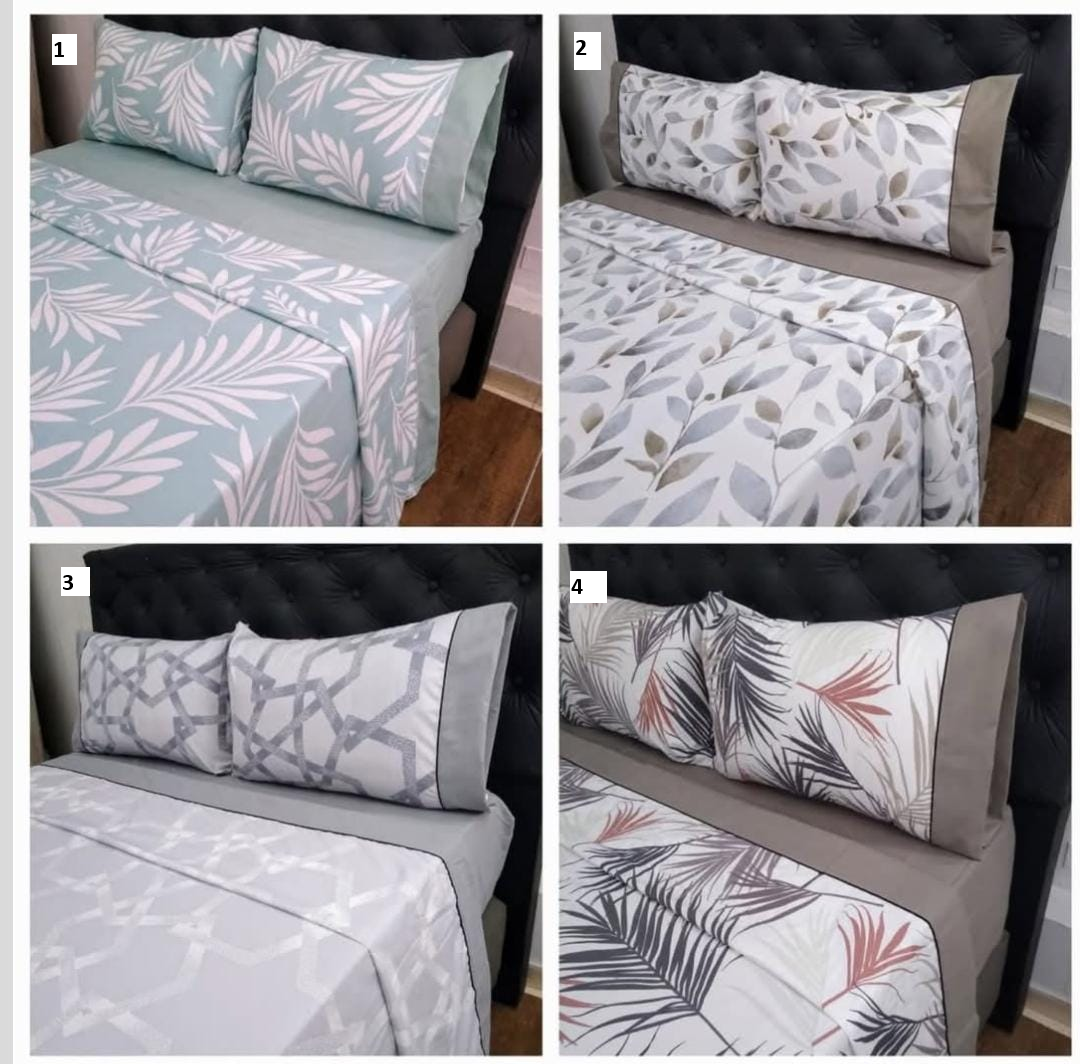 Sabanas estampadas 600 hilos
