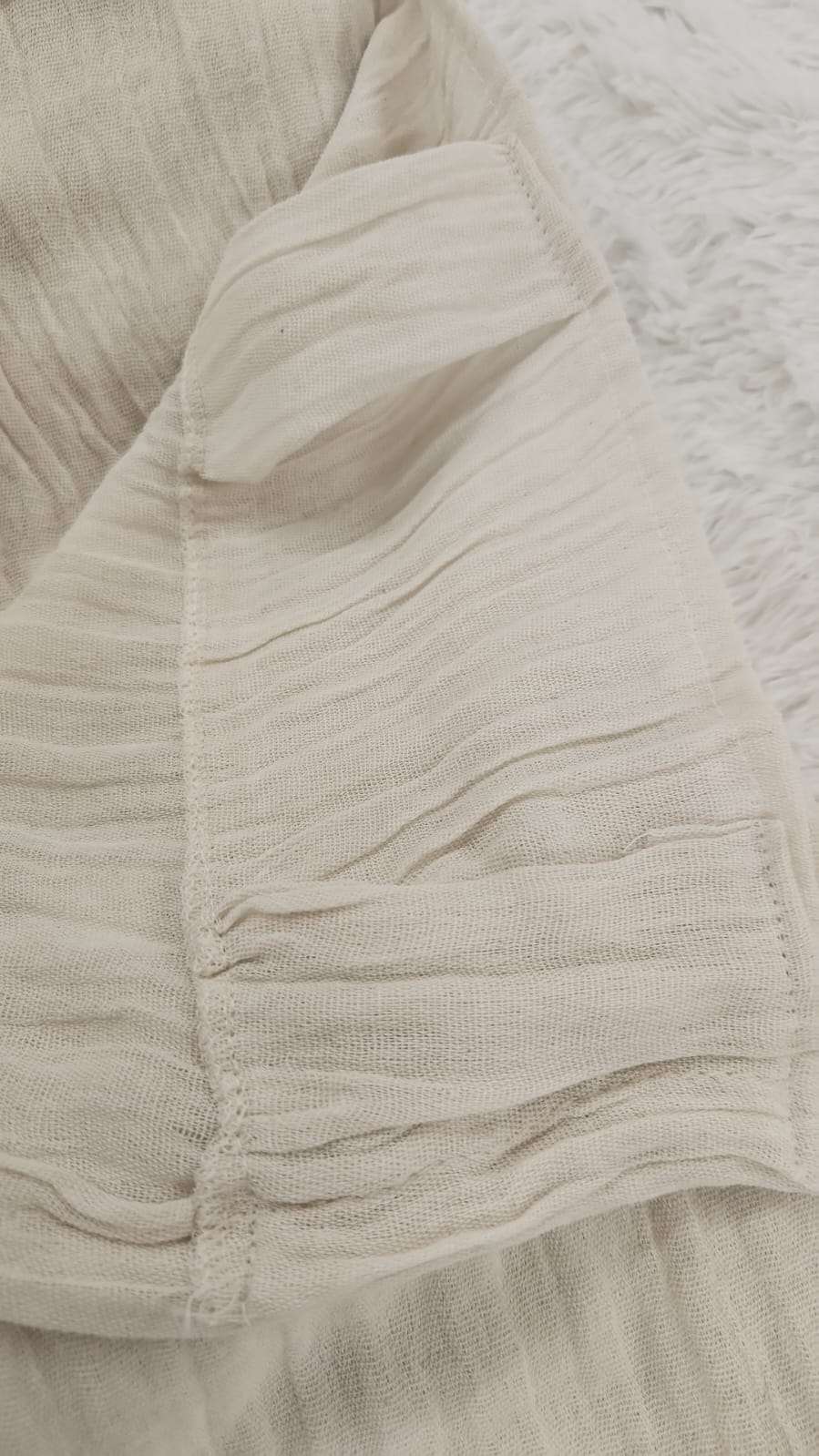 Cortina de gasa arrugada  - Imagen 3