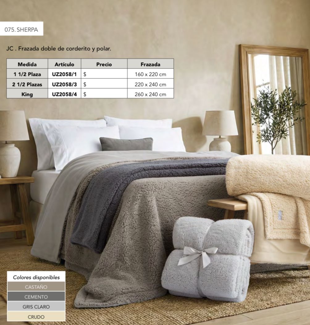 Frazada Sherpa