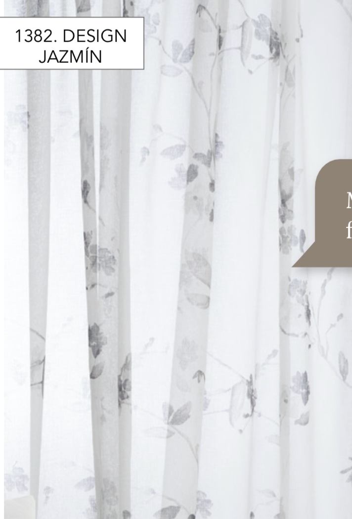 Cortina voile estampadas  - Imagen 2