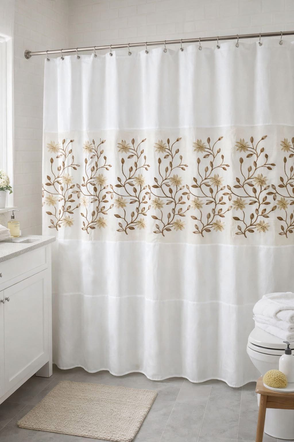 Cortinas bordadas - Imagen 6