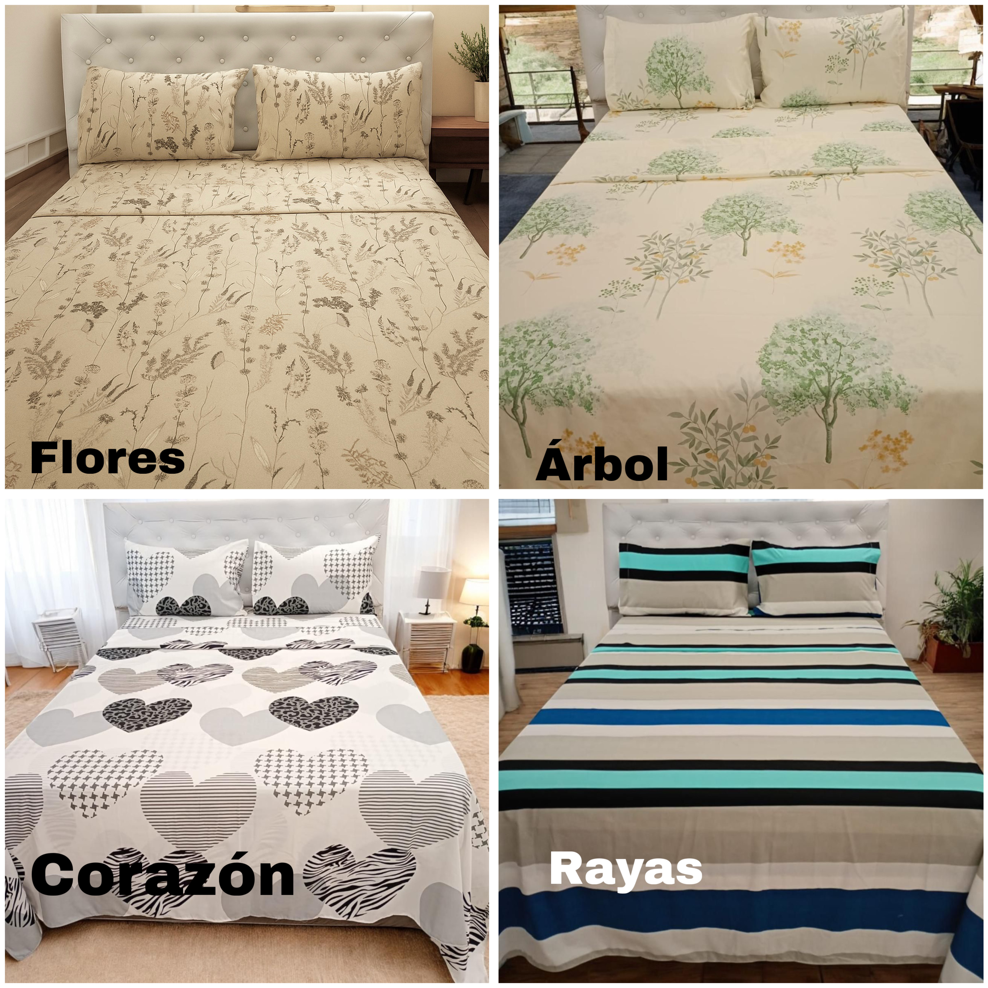 Sábanas microfibra 200 hilos - Imagen 2