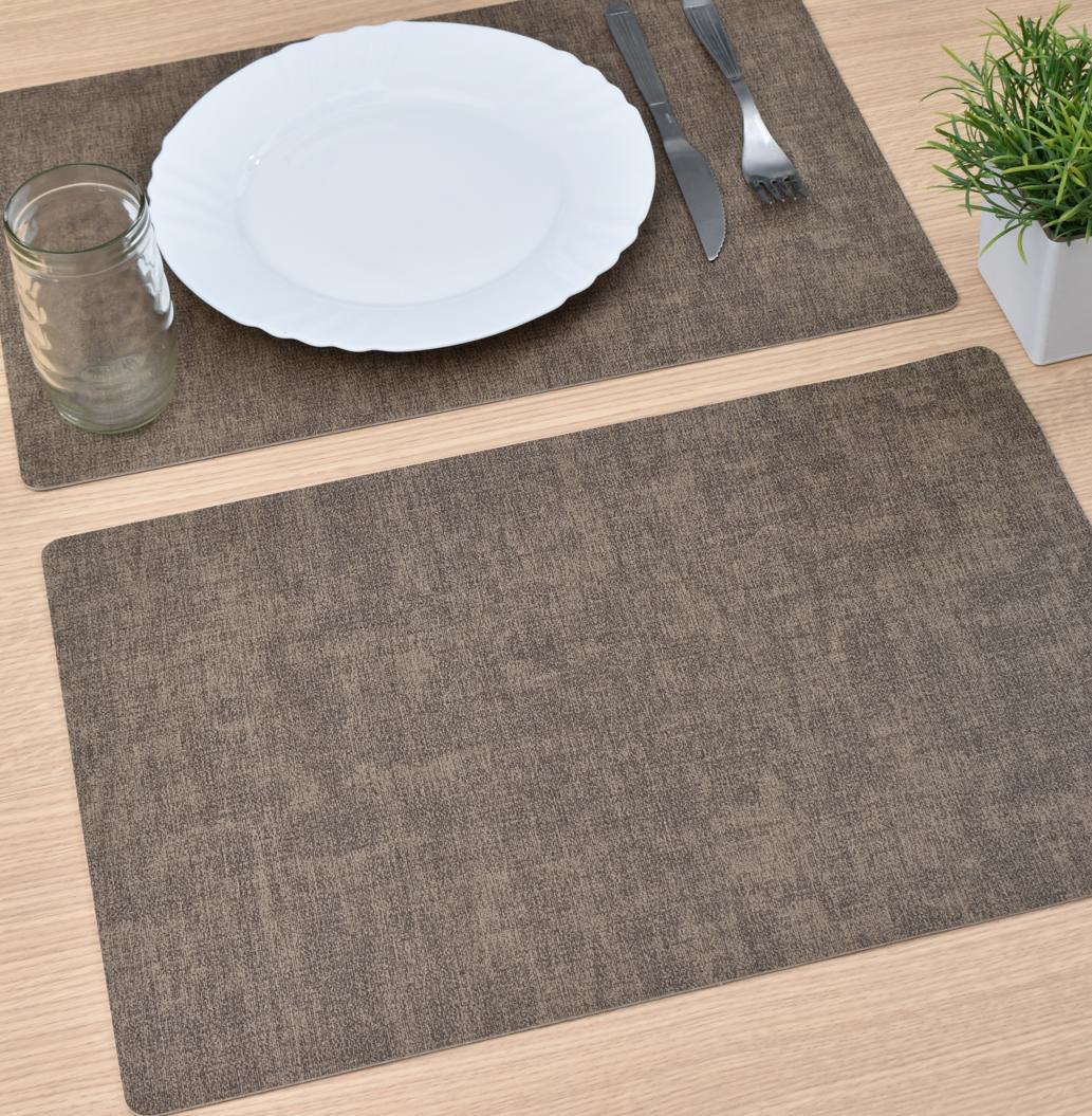 Individuales Eco cuero simil lino