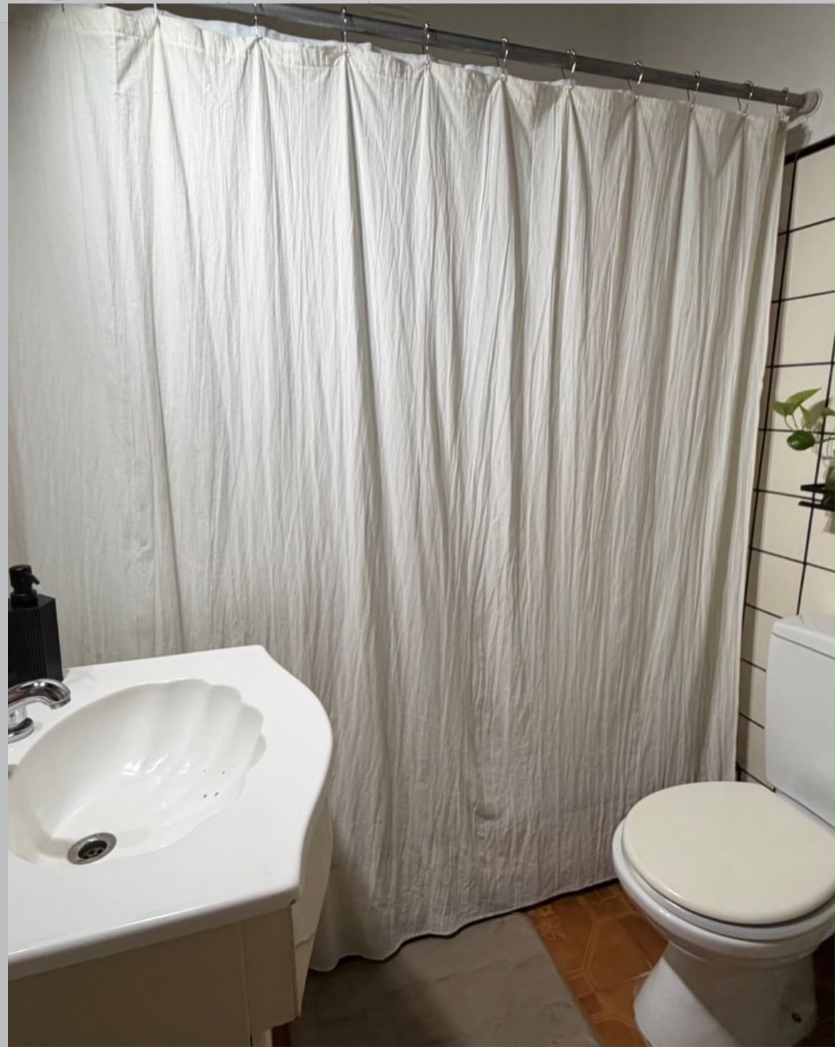 Cortina de baño en tussor  - Imagen 3