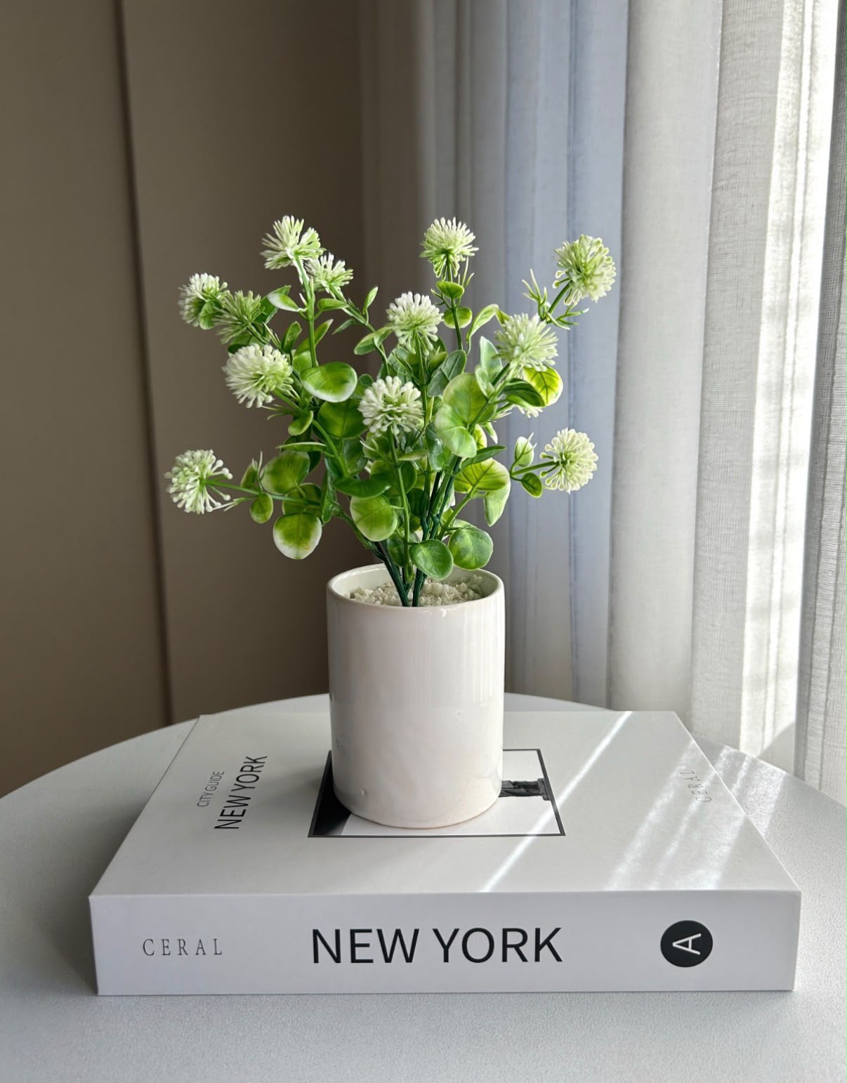 Planta artificial Nube Blanca