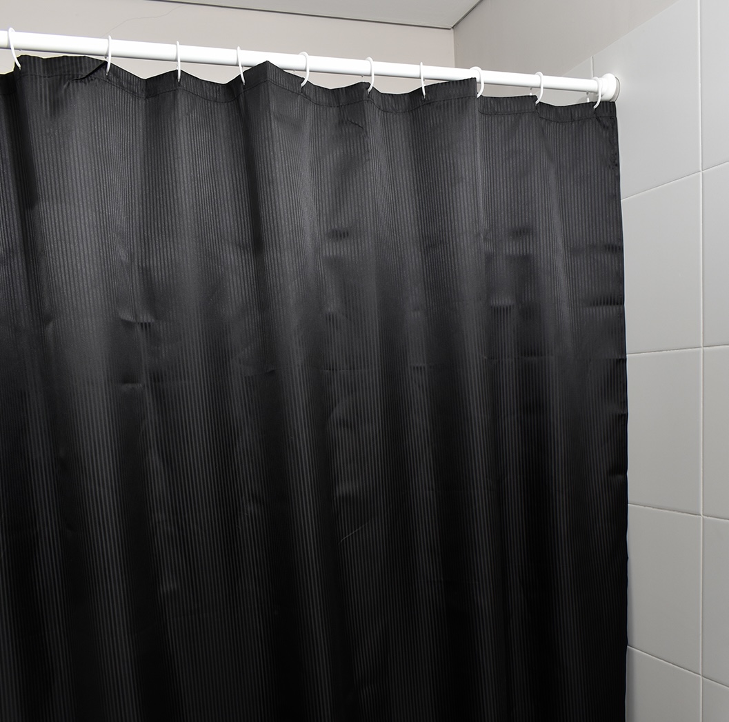 Cortina de baño rayada - Imagen 8