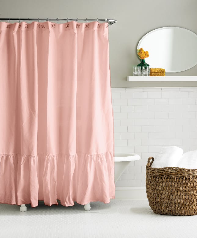 Cortinas de tussor con volados - Imagen 4